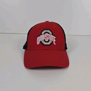 Nike Ohio State Buckeyes Trucker Hat Unisex Red Black Mesh OSU Logo
